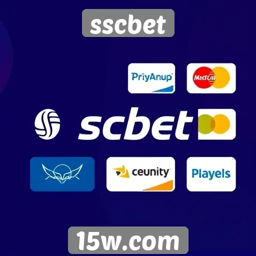 Opções de pagamento disponíveis no sscbet